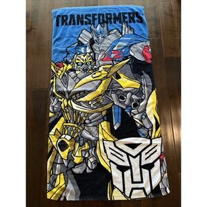 Transformers Beach Towel 2014 29" x 53" Optimus Prime Bumblebee Kids Bath Towel